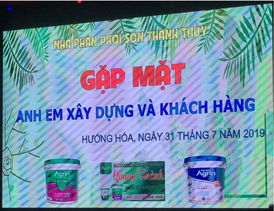 Hội nghị gặp mặt thợ thầu - Gương mặt thương hiệu của NPP Thành Thủy - Hướng Hóa - Quảng Trị